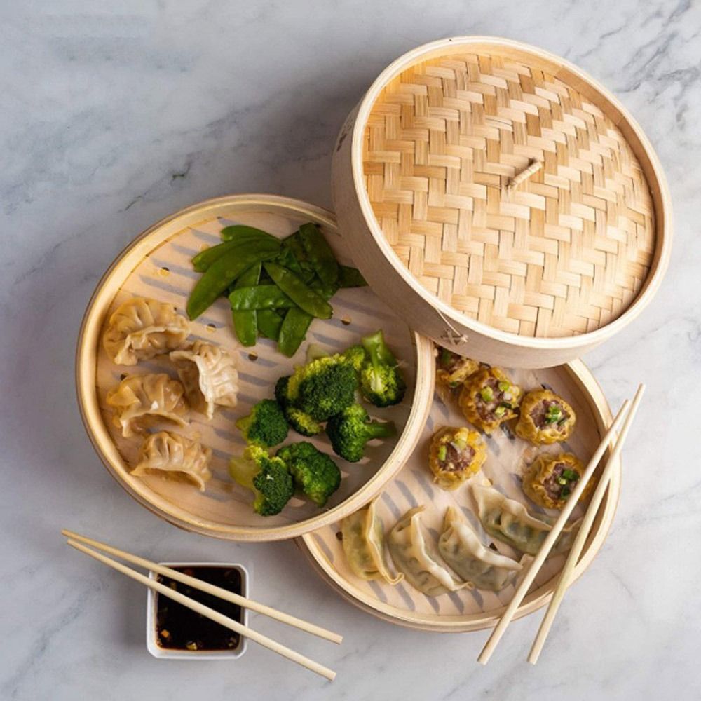 Panier vapeur chinois en bambo - Bao Steamer Bamboo avis et prix
