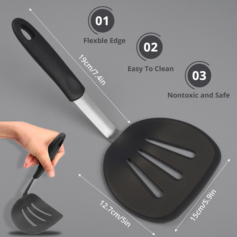 Tourneur de spatule en Silicon - Okonomiyaki Spatula avis et prix