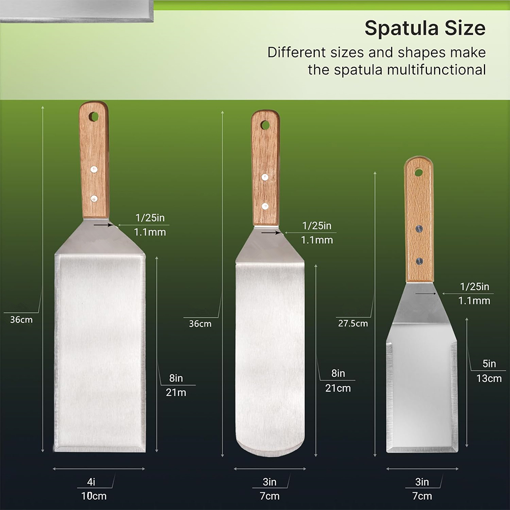 LMETJMA Ensemble de spatules e - Okonomiyaki Spatula avis et prix