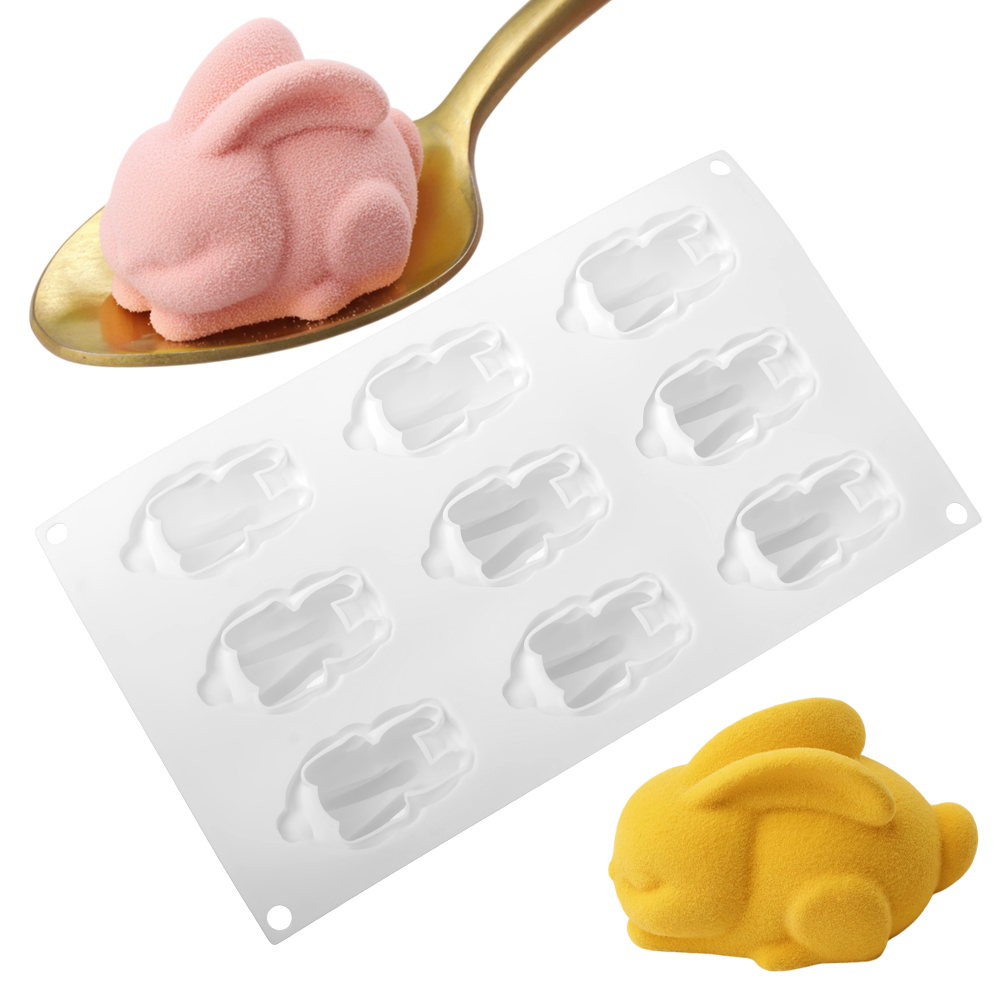Moule à gâteau en silicone 9 c - Bunny Cake Mold avis et prix